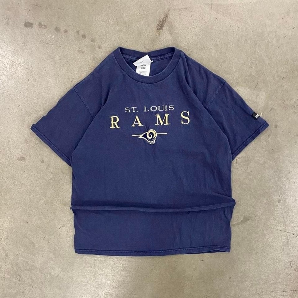Vintage St.‎ Louis Rams NFL Puma Embroidery Tee Shirt Size M